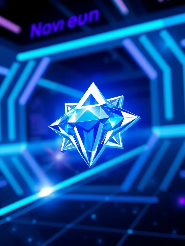 A shining star icon representing brand excellence, with subtle AI patterns in the background, symbolizing AgenticFlowPro's commitment to brand clarity.